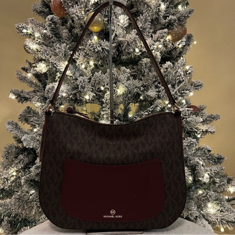 NWT Michael Kors Top Zip Hobo Shoulder Bag/Purse